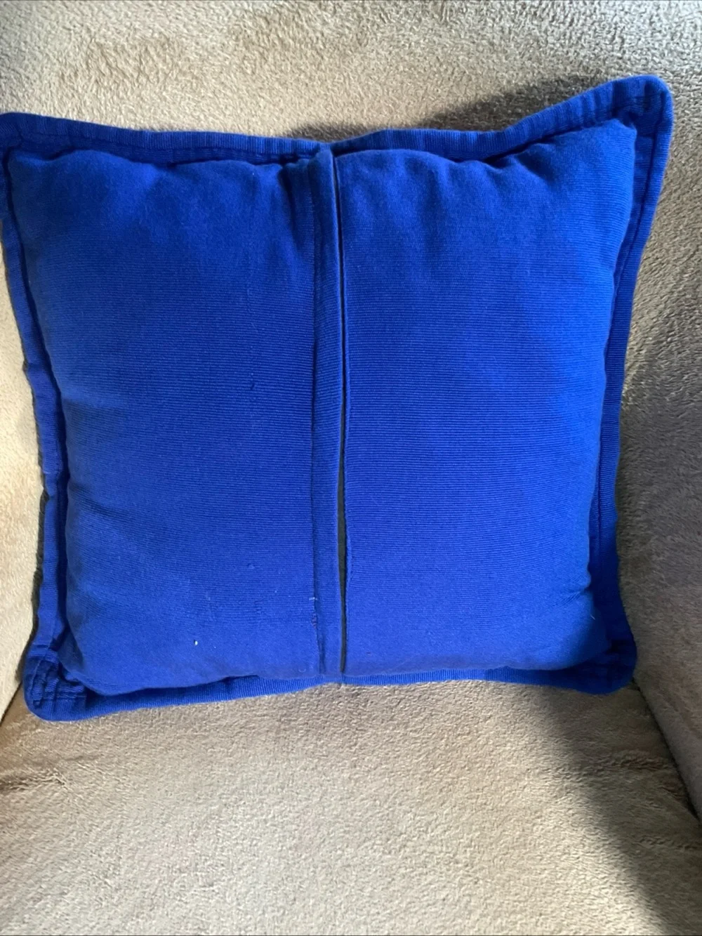 Blue Mexican pillow cover